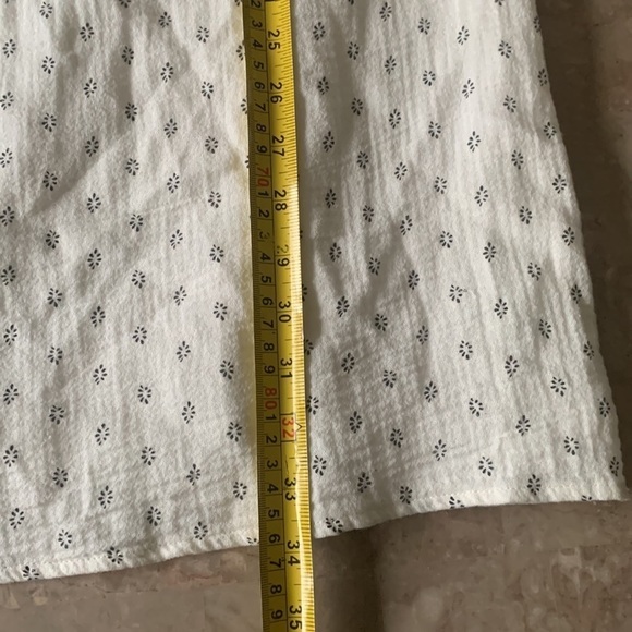 THML PomPom Short ‎ Dress XS bohemian floral multicolored festive beach white - Picture 8 of 9